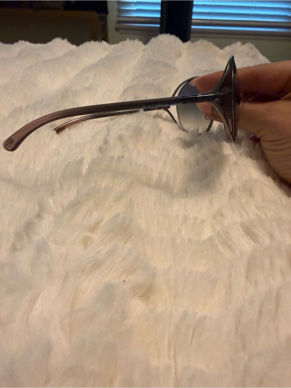 Tom Ford Oversized Gray Gradient Sunglasses - Picture 3 of 5